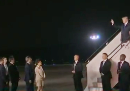 ترامب يصل سنغافورة لعقد قمة تاريخية مع زعيم كوريا الشمالية