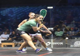 رنيم الوليلي تواجه نور الشربيني في نهائي السلسلة العالمية للإسكواش