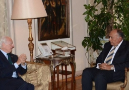 سامح شكري يلتقي اليوم مبعوث الأمم المتحدة لسوريا فى القاهرة