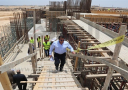 عبد الغفار يتفقد تتفيذ الجامعة المصرية اليابانية ببرج العرب