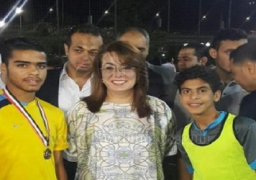 غادة والى تشهد نهائى الدورى الرمضانى لأبناء دور رعاية الأيتام