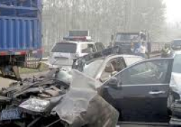 مصرع وإصابة 20 في حادث تصادم في هونان بوسط الصين