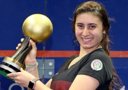 نور الشربيني تفوز بنهائي السلسلة العالمية للاسكواش