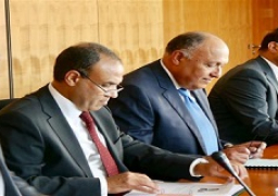 وزير الخارجية يستهل زيارته إلي برلين بلقاء رئيس جمعية الصداقة البرلمانية المصرية الألمانية