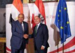 خلال زيارته لفيينا ، وزير الخارجية يدعو الشركات النمساوية إلى الاستثمار في مصر بقوة