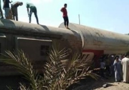 السكة الحديد: خروج 3 عربات من قطار 986 عن القضبان بحوش محطة المرازيق بالجيزة