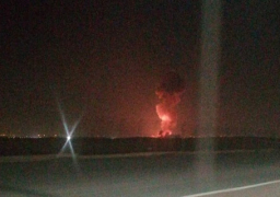 انفجار فى خزان وقود خارج المطار