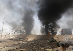 انفجار مخزن عتاد تابع لأحد فصائل الحشد شرقي كربلاء بالعراق