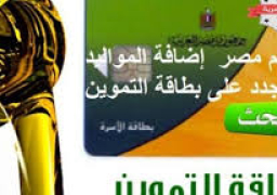بدء إضافة المواليد الجدد بالبطاقات التموينية أول أغسطس
