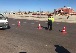 تحويلات مرورية بطريق السويس الصحراوى لاعمال تطوير يومين