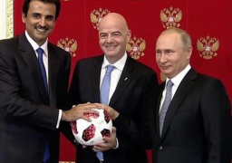 روسيا تسلم راية استضافة كأس العالم إلى قطر