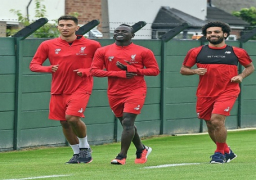 محمد صلاح شارك في تدريبات ليفربول رغم مخاوف الإصابة