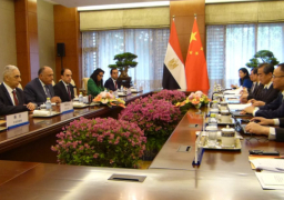 بالصور .. وزير الخارجية يبحث مع نظيره الصيني في بكين العلاقات الثنائية والتطورات في الشرق الأوسط