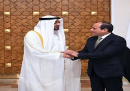 الرئيس السيسي استقبل اليوم بمطار القاهرة الدولي صاحب السمو الشيخ محمد بن زايد آل نهيان ولي عهد أبو ظبي نائب القائد الأعلى للقوات المسلحة