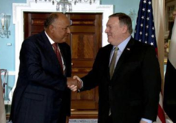 وزير الخارجية يعقد جلسة مباحثات مع نظيره الأمريكي في واشنطن
