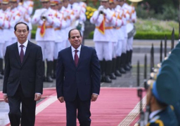 الرئيس السيسي يستقبل غداً الرئيس الفيتنامي تران داي كوانج