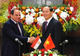 قمة مصرية – فيتنامية اليوم بالقاهرة بين الرئيسين السيسى وكوانج لبحث تطوير العلاقات