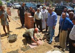 محافظ الجيزة يتفقد اعمال التطوير بمنطقة امبابة