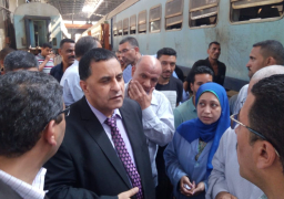 رئيس السكة الحديد يتفقد ورش التشغيل للقطارات بأبو غاطس