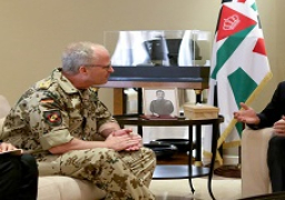 عاهل الأردن ورئيس الاركان الالماني يبحثان سبل مكافحة الارهاب