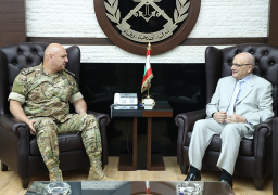 قائد الجيش اللبناني يبحث أوضاع الحدود مع أمين المجلس اللبنانى السوري