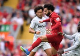 محمد صلاح يسجل فى فوز ليفربول على وست هام 4 – 0 .. فيديو