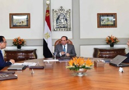 اجتمع السيد الرئيس/ عبد الفتاح السيسي اليوم مع السيد الدكتور/ مصطفى مدبولي رئيس مجلس الوزراء وزير الإسكان والمرافق والمجتمعات العمرانية،