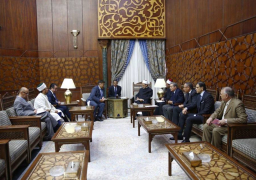 فضيلة الإمام الأكبر أ.د/ أحمد الطيب، شيخ الأزهر الشريف يستقبل وزير التنمية المجتمعية بكازاخستان