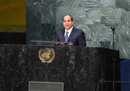 الرئيس السيسى يلقى اليوم كلمة مصر أمام الجمعية العامة للأمم المتحدة ويلتقى ماكرون وجوتيرش