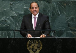 الرئيس السيسي يلقي بيان مصر أمام الجلسة العامة للأمم المتحدة