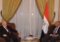 . .. شكري يؤكد خلال لقائه الجعفريحرص مصر على توجيه الدعم للعراق في جهود إعادة الإعمار