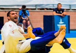 رمضان درويش يحرز ذهبية كأس أوروبا للجودو
