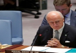 دي ميستورا يطالب بممرات لاجلاء المدنيين في إدلب السورية