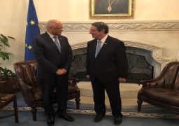 رئيس مجلس النواب يبحث مع الرئيس القبرصى العلاقات الثنائية بين البلدين