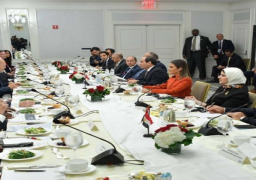 خلال حفل عشاء العمل الذي نظمه مجلس الأعمال للتفاهم الدولي، الرئيس السيسي يستعرض المشروعات القومية الجاري إنشاؤها في مصر