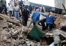 الصحة : وفاة شخصين وإصابة 2 آخرين فى انهيار جزء من عقار بشبرا