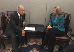 أبو الغيط يبحث مع موجيريني تطورات الأوضاع في الشرق الأوسط وكيفية الارتقاء بالتعاون العربي