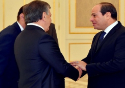 السيسى ونظيره الأوزبكى يشهدان توقيع اتفاقيات ومذكرات تفاهم