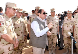 الرئيس السيسى يشهد بيان الرماية الصاروخية ” حماة السماء ” لوحدات الدفاع الجوى