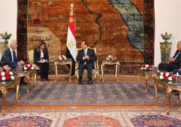 الرئيس السيسي يستقبل وفداً من برلمان ألمانيا الاتحادية