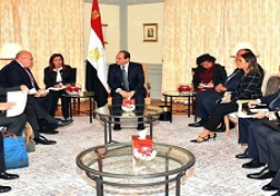 التقى السيد الرئيس عبد الفتاح السيسي اليوم بمقر إقامة سيادته فى برلين، بالسيد/ بيتر ألتماير وزير الاقتصاد والطاقة الألماني.