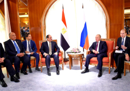 انطلاق القمة المصرية الروسية بين الرئيسين السيسي وبوتين