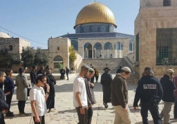 71 مستوطنا يقتحمون المسجد الأقصى بحراسات مشددة