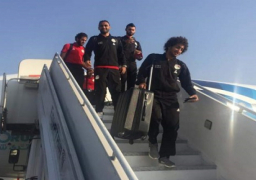 بعثة المنتخب الوطنى لكرة القدم تعود الى القاهرة بعد الفوز على آى سواتينى