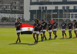 افتتاح البطولة العربية للرجبي في المركز الأولمبي بالمعادي