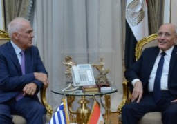 السفير اليونانى يؤكد مشاركته فى معرض “إيدكس 2018” فى لقائه مع العصار