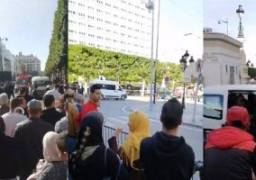 تفجير انتحارى استهدف دورية امنية قرب مقر وزارة الداخلية بالعاصمة تونس
