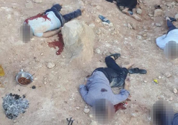 مقتل 9 عناصر إرهابية فى مداهمة أمنية لكهف بطريق أسيوط-سوهاج