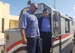 رئيس السكة الحديد يتفقد محطات العلمين والضبعة وسيدى عبد الرحمن