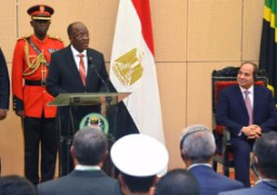 رئيس تنزانيا يشيد للسيسى بالتعاون الاقتصادى والتبادل التجارى بين البلدين